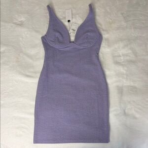 Astr Lavender Mini Dress